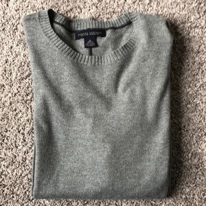 Men’s cashmere blend long sleeve sweater